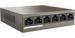 Obrázok pre výrobcu Tenda TEF1106P-4-63W PoE AT switch 4x PoE 802.3af/at, 6x 100Mb/s, PoE celkem 63W, fanless