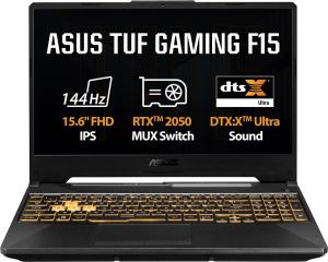 Obrázok pre výrobcu ASUS TUF Gaming F15 FX506HF /i5-11400H/15,6" FHD/8GB/512GB SSD/RTX 2050/W11H/Black