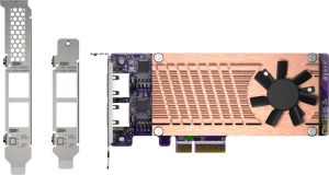 Obrázok pre výrobcu QNAP QM2 series, 2 x PCIe 2280 M.2 SSD slots, PCIe Gen3 x 4 , 2 x Intel I225LM 2.5GbE NBASE-T port