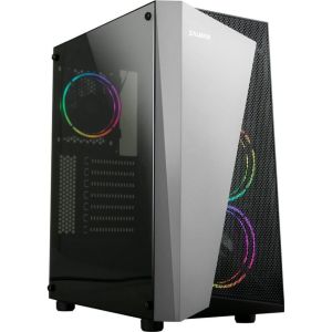 Obrázok pre výrobcu Zalman miditower S4 Plus, ATX/mATX/Mini-ITX, bez zdroje, 3× RGB ventilátor, USB3.0, černá
