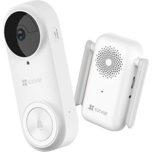 Obrázok pre výrobcu EZVIZ chytrá sada DB2 2K/ Wi-Fi/ videotelefon/ bezdrátový zvonek/ rozlišení 2000x1504/ IP65/ bílá