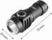 Obrázok pre výrobcu Nabíjacia baterka, 1x800 mAh, hliník, čierna, 500 lumenov, 10W