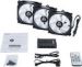 Obrázok pre výrobcu CHIEFTEC sada ventilátorů Tornado / 3x 120mm fan / RGB LED / RGB ovladač / Dálkové ovládání / ultratichý 16 dBa