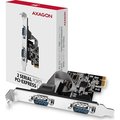 Obrázok pre výrobcu AXAGON PCEA-S2N, PCIe řadič - 2x sériový port (RS232) 250 kbps, vč. LP