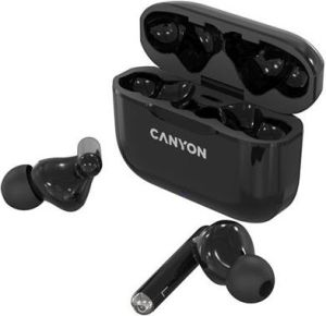 Obrázok pre výrobcu Canyon CNE-CBTHS3B True Wireless slúchadlá v klasickom dizajne, čierne