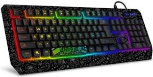 Obrázok pre výrobcu CONNECT IT DOODLE RGB podsvícená ,herní klávesnice (CZ+SK verze), USB, ČERNÁ