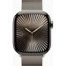 Obrázok pre výrobcu Apple Watch Series 10 GPS + Cellular 46mm Natural Titanium Case with Natural Milanese Loop - S/M