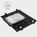 Obrázok pre výrobcu AXAGON RHD-435, kovový rámeček pro 4x 2.5" nebo 2x 2.5" HDD/SSD a 1x 3.5" HDD do 5.25" pozice