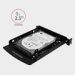 Obrázok pre výrobcu AXAGON RHD-P25, hliníkový rámeček pro 2x 2.5" HDD/SSD do 3.5" pozice nebo PCI záslepky