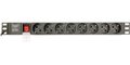 Obrázok pre výrobcu GEMBIRD Power distribution unit PDU 8 Schuko sockets 1U 16A 3 m cable