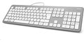 Obrázok pre výrobcu Hama klávesnica KC-700, strieborná/biela