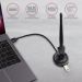 Obrázok pre výrobcu AXAGON HUE-P1A, 4x USB 3.2 Gen 1 ROUND hub, micro USB nap. konektor, kabel USB-A 30cm