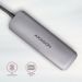 Obrázok pre výrobcu AXAGON HMC-5, USB 3.2 Gen 1 hub, porty 2x USB-A, HDMI, SD/microSD slot, PD 100W, kabel USB-C 20cm