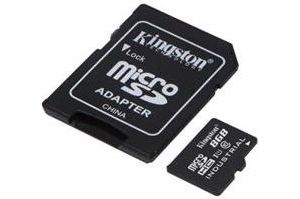 Obrázok pre výrobcu Kingston 8GB microSDHC Industrial C10 A1 pSLC s adaptérem