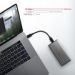 Obrázok pre výrobcu AXAGON EEM2-SG2, USB-C 3.2 Gen 2 - M.2 NVMe & SATA SSD kovový RAW box, bezšroubkový