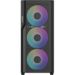 Obrázok pre výrobcu 1stCOOL skříň GAMER 5, Mid tower, AU, USB 3.0, USB-C, 2x 140 ARGB Fan, 1x 120 ARGB Fan, bez zdroje, černá