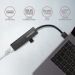 Obrázok pre výrobcu AXAGON HMA-GL3A, USB 3.2 Gen 1 hub, porty 3x USB-A + Gigabit Ethernet, kovový, kabel USB-A 20cm