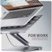 Obrázok pre výrobcu AXAGON hliníkový stojan pro notebooky velikosti 10" - 16" s USB hubem / HMC-STND / HDMI / 3xUSB-A / GLAN / PD