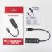 Obrázok pre výrobcu AXAGON HUE-M1A 4x USB3.2 Gen 1 MINI hub, metal, 20cm USB-A cable