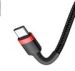 Obrázok pre výrobcu Baseus Cafule Series nabíjecí / datový kabel USB-C na USB-C PD2.0 60W Flash 2m, červená-černá