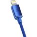 Obrázok pre výrobcu Baseus CAJY000203 Crystal Shine Series Datový Kabel USB-C - Lightning 20W 1,2m Blue