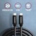 Obrázok pre výrobcu AXAGON BUCM32-CM10AB, SPEED+ kabel USB-C <-> USB-C, 1m, USB 3.2 Gen 2, PD 100W 5A, 4k HD, ALU, oplet
