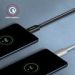 Obrázok pre výrobcu AXAGON BUCM32-CM10AB, SPEED+ kabel USB-C <-> USB-C, 1m, USB 3.2 Gen 2, PD 100W 5A, 4k HD, ALU, oplet