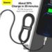 Obrázok pre výrobcu Baseus datový kabel Cafule USB-C/Lightning 1m PD 20W černý