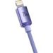 Obrázok pre výrobcu Baseus CAJY000205 Crystal Shine Series Datový Kabel USB-C - Lightning 20W 1,2m Purple