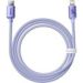 Obrázok pre výrobcu Baseus CAJY000205 Crystal Shine Series Datový Kabel USB-C - Lightning 20W 1,2m Purple