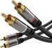 Obrázok pre výrobcu PremiumCord HQ stíněný kabel 2x CINCH-2x CINCH M/M 1,5m