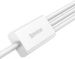 Obrázok pre výrobcu Baseus CAMLTYS-02 Superior Fast Charging Datový Kabel 3v1 USB-C, Lightning, MicroUSB 1.5m White