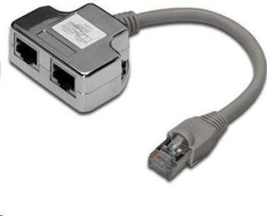 Obrázok pre výrobcu PremiumCord Modulární RJ45 distributor 2 porty 10/100Base T