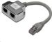 Obrázok pre výrobcu PremiumCord Modulární RJ45 distributor 2 porty 10/100Base T