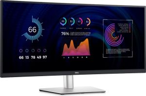 Obrázok pre výrobcu DELL P3424WE 34" LED,CURVED IPS, 3440x1440, 21:9, 1000:1, 300cd, 5ms, DP, HDMI, LAN, USB-C Hub, black