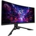 Obrázok pre výrobcu Phantom Gaming by Asrock monitor PG34QRT2B 34" /VA/3440x1440/180Hz/ 500cd/m2/1ms/DP/2x HDMI/repro/ VESA/wifi anténa