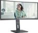 Obrázok pre výrobcu AOC LCD CU34P3CV 34" zakřivený VA/3440x1440@100Hz/1ms/300cd/3000:1/HDMI/DP/4xUSB/USB-C/RJ45/Repro/VESA