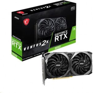 Obrázok pre výrobcu MSI GeForce GeForce RTX 3050 VENTUS 2X 8G OC / 8GB GDDR6 / PCI-E / 3x DP / HDMI / LHR