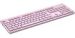 Obrázok pre výrobcu Canyon HKB-W01 bezdrôtová klávesnica, 104 kláves, tichá, štíhla, SK/CZ, ružová