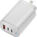 Obrázok pre výrobcu Acer GaN 65W, three-port Charger, 2 x typeC and 1 x typeA, EU and UK plug