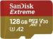 Obrázok pre výrobcu SanDisk micro SDXC 128GB Extreme Action Cams and Drones (190 MB/s Class 10, UHS-I U3 V30) + adaptér