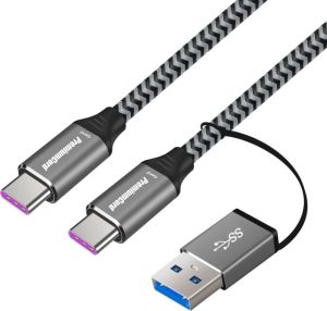 Obrázok pre výrobcu PremiumCord USB-C kabel (USB 3.2, 5A,20Gbit/s) 2m