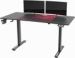 Obrázok pre výrobcu ULTRADESK Herný stôl LEVEL V2 RED, 140x68cm, 72-117cm, elektricky nastaviteľná výška, s XXL podložkou pod myš, držiak slúchadiel a