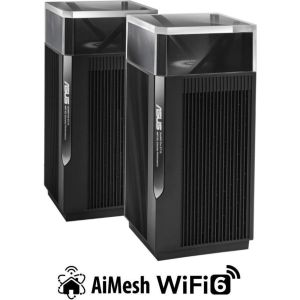 Obrázok pre výrobcu ASUS ZenWiFi Pro ET12 2-pack Wireless AXE11000 Tri-band Mesh WiFi 6E System, 2.5G WAN/LAN