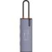 Obrázok pre výrobcu COLORWAY 6v1 USB hub/ 1x USB-C/ 1x RJ45/ 4x USB-A