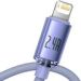 Obrázok pre výrobcu Baseus CAJY000005 Crystal Shine Series Datový Kabel USB - Lightning 20W 1,2m Purple