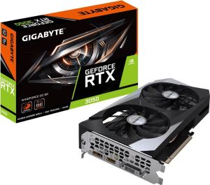 Obrázok pre výrobcu GIGABYTE GeForce RTX 3050 WINDFORCE OC 8G, RTX 3050, 8GB GDDR6, 1xDP, 1xHDMI, 1xDVI-D