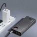 Obrázok pre výrobcu Baseus Adaman Metal Power Banka s digitálním displejem QC + PD 20000mAh 65W, černá + USB-A/USB-C kabel 30cm, černá
