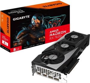 Obrázok pre výrobcu GIGABYTE Radeon RX 7600 GAMING OC 8G, RX 7600, 8GB GDDR6X, 2xDP, 2xHDMI