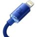 Obrázok pre výrobcu Baseus CAJY000203 Crystal Shine Series Datový Kabel USB-C - Lightning 20W 1,2m Blue